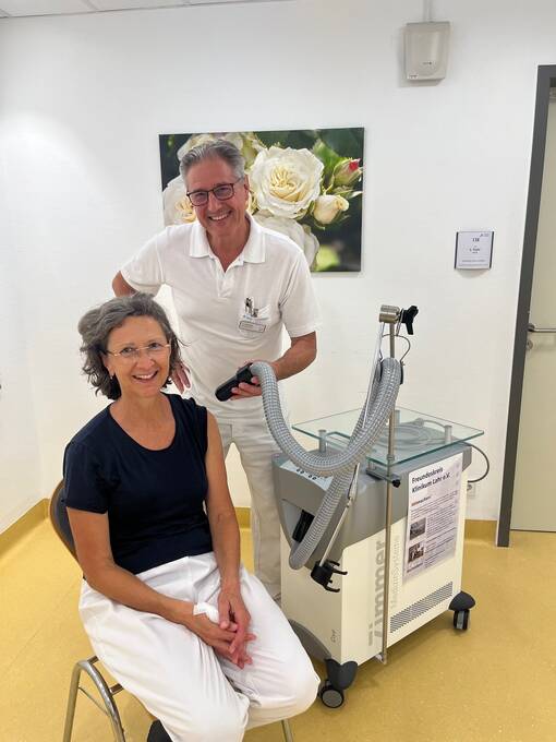Das neue Kältetherapiegerät im Ambulanten Rehazentrum Ortenau in Lahr