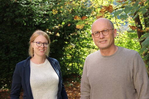 Doppelporträt: Oberärztin Sarah Roberg und Chefarzt Professor Dr. Andreas Joos