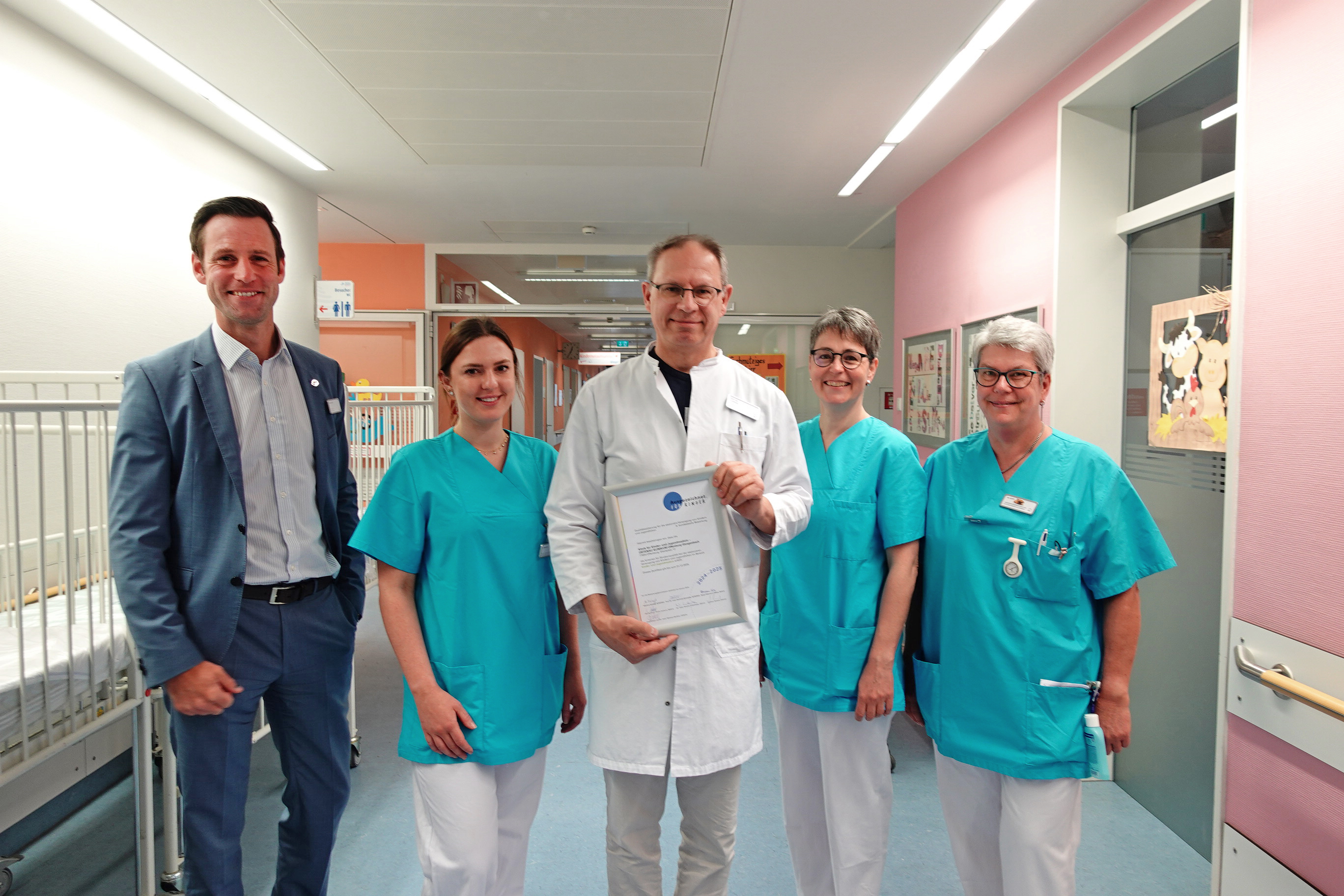 Kinderklinik erh&auml;lt Qualit&auml;tssiegel